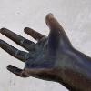Die Hand einer Statue, Lyon 2012