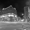 Kreuzung bei Nacht, Lyon 2012