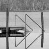 Steg im Winter, Katzensee, 2010